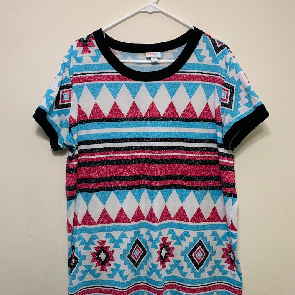 LuLaRoe Liv- Vibrant Southwest Aztec